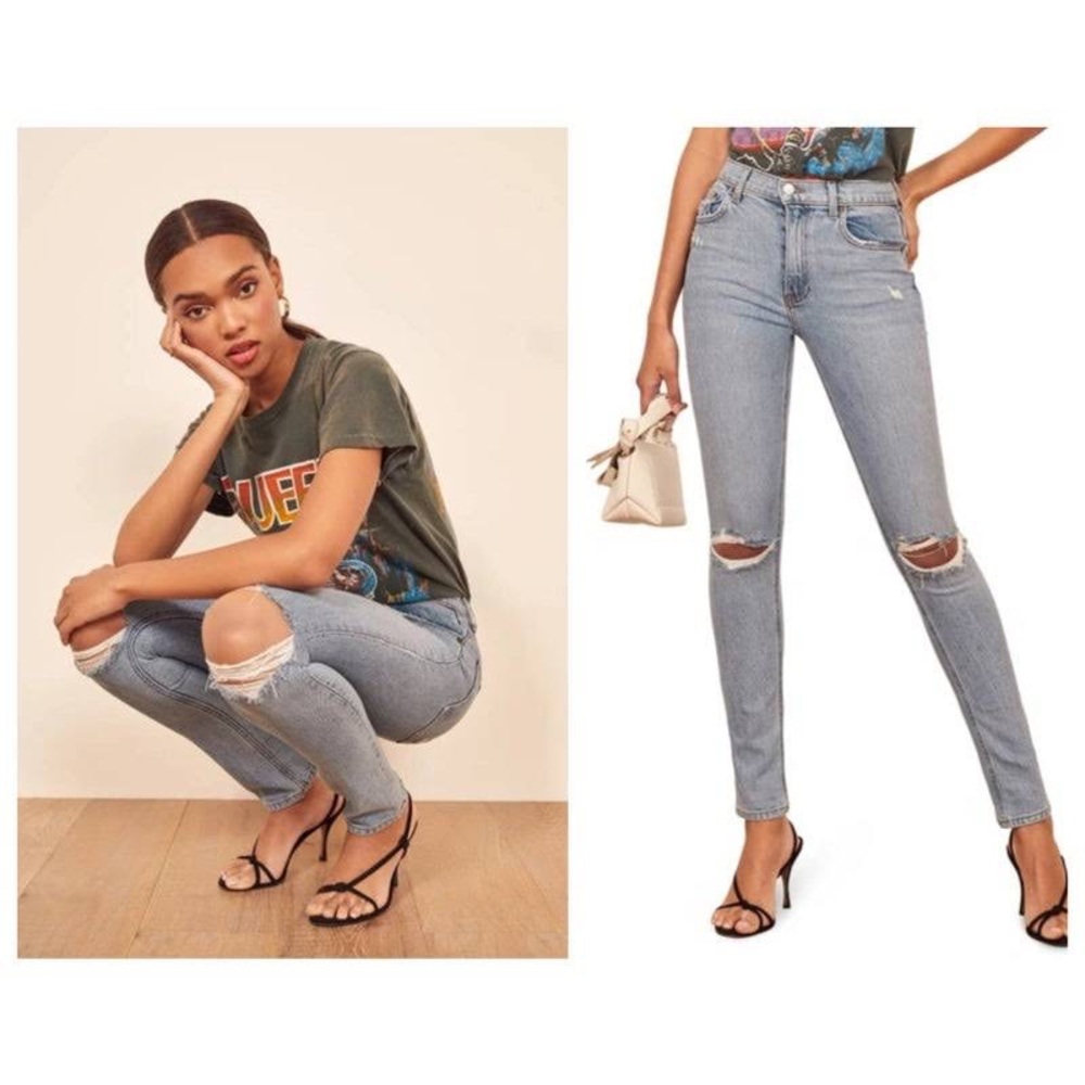 reformation high & skinny jean